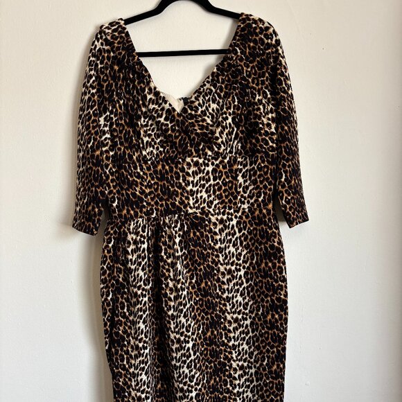 Vixen Starlet Wiggle Dress in Leopard Print - Picture 1 of 6